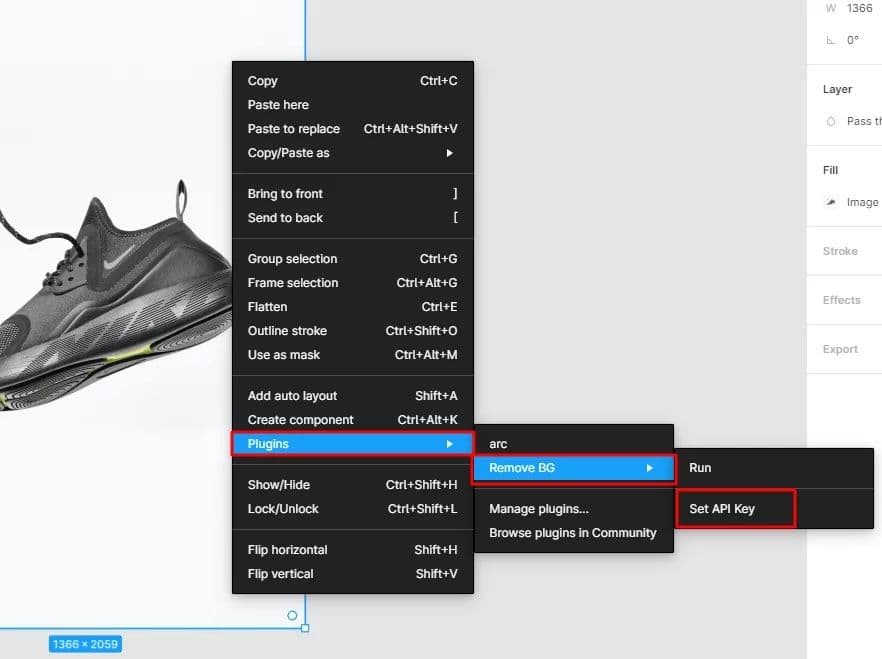 Figma remove BG plugins